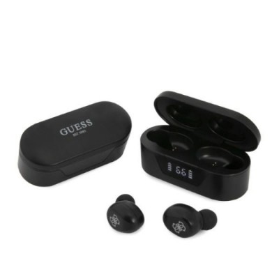 Casti In-ear, Bluetooth 5.0, TWS, IPX4 - Guess (GUTWST31EK) - Black foto