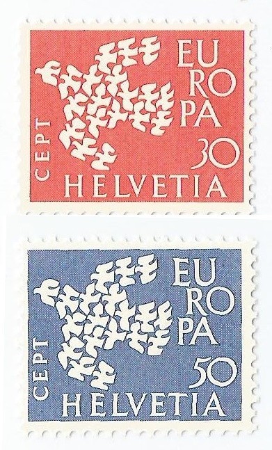 |Elvetia, Europa CEPT, 1961, MNH
