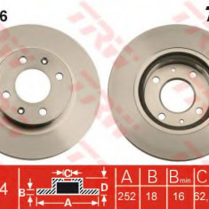 Disc frana KIA PICANTO (TA) (2011 - 2016) TRW DF6116