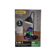 Lampa de birou 5 in 1 cu incarcator wireless