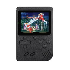 Mini consola portabila, 3&#039;&#039;, 400 Jocuri, Negru