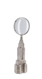 Cumpara ieftin Lupa decorativa metal argintiu Adventure 7,5x3,8x24h