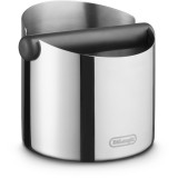 Knock box pentru zatul de cafea De&rsquo;Longhi DLSC072, Inox, negru/ argintiu