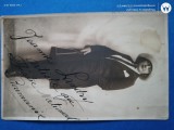 distinsa doamna anii 1930 , fotografie de colectie , format carte postala ,interesanta
