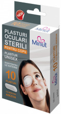 Plasturi oculari sterili Minut pentru copii-10buc foto