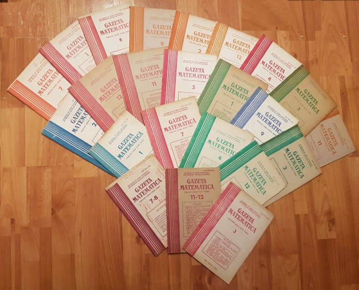 Gazeta matematica - diverse numere