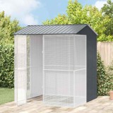 Cumpara ieftin Cusca pentru pasari Antracit 215 x 210 x 247 cm