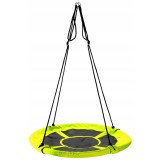Leagan tip cuib Sersimo G-Line, 100cm, inaltime reglabila, 150 kg, Galben Negru Household NewTrend