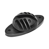 Izolator plat negru 70x40 mm pentru gard electric Breckner Germany