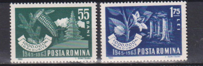 ROMANIA 1963 LP. 573 MNH foto