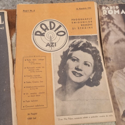 Radio Azi - Anul I Nr. 6, 18 Noiembrie 1946 foto