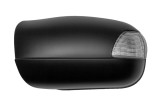 Carcasa oglinda exterioara MERCEDES Clasa E (W210), 2000-2002, partea stanga, View Max, carcasa neagra, grunduit; cu semnalizare,