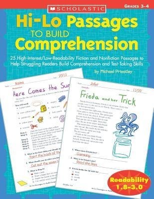 Hi-Lo Passages to Build Comprehension: Grades 3-4 foto