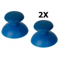 2 x Analog Thumbsticks Cap pentru Controller PS2 PS3 Culoare Albastru foto