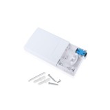 Cutie de joncțiune terminală pentru fibră optică cu 2 porturi, panou de fibră pentru FTTH, conectori optici SC/APC