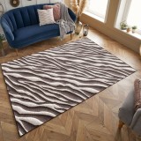 Cumpara ieftin Covor Model Mira 24028-432, Marime 60 x 110 cm, Crem, Maro, Inaltime Fir 6 mm, Antialergic, Polipropilena, Living, Dormitor, Sufragerie, Birou