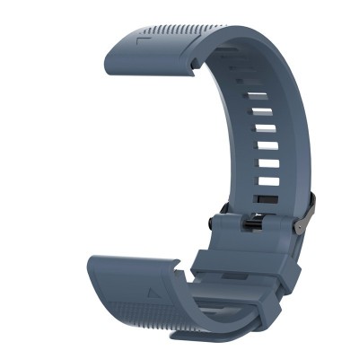 Curea silicon compatibila Garmin Fenix 8, 47mm, Fenix E, 22mm, Space Gray foto