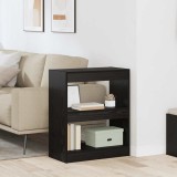 VidaXL Dulap pentru cărți Stejar negru 60 x 30 x 72 cm Lemn compozit