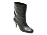 Botine elegante EPICA PREMIUM negre, 25080, din piele naturala