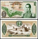 !!! COLUMBIA - 5 PESOS OROi I974- P 406 E - UNC
