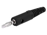 Mufă Banană 4mm Neagră 32A 70VDC