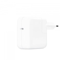 Incarcator Retea Apple, 30W, 3A, 1 x USB-C, Alb MW2G3ZM/A