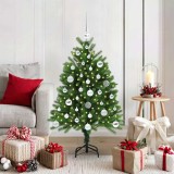vidaXL Brad de Crăciun cu 150 LED cu suport Verde 120 cm PE 3396314