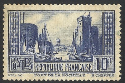 FRANTA 1929 -- PORTUL LA ROCHELLE - MLH foto