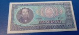 2 Bancnote 100 lei Republica Socialista Romania 1966 UNC Serii consecutive