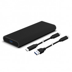 Carcasa Rack SSD Extern Blueendless M.2 NVMe, USB 3.0 si USB-C foto