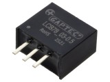 Convertor DC/DC GAPTEC 4,5-55V la 3,3V 500mA THT