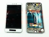 LCD+Touchscreen cu Rama Huawei P8 Lite 2017 / P9 Lite 2017 WHITE