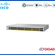 CISCO CATALYST WS-C2960L-48TS-LL 48-PORT ETHERNET SWITCH WITH 4 SFP PORTS