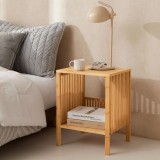 Masuta Varde 50x38,5x33cm bambus natur [en.casa] HausGarden Leisure, [en.casa]