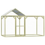 vidaXL Coteț pentru păsări, 3 x 1,5 x 2 m, lemn de pin tratat 278400