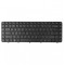 Tastatura laptop pentru HP PAVILION DV6-3000 DV6-4000 DV6-3100 DV6-3200 DV6-3300 DV6T-3000 DV6Z-3000 cu rama
