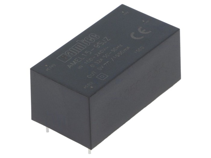 Convertor AC/DC 15W 9V DC
