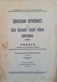 QUAEDAM OPINIONES AD CAII CORNELII TACITI VITAM OPERAQUE-DRAGOMIRUM STEPHANUM-249857