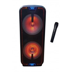 Boxa Activa Portabila , Statie Integrata , Microfon Wireless , Bluetooth , Cititor Stick USB , Card MicroSD ,