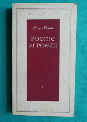 Sasa Pana &amp;ndash; Poeme si poezii alese din carti si din sertar ( avangarda ) foto