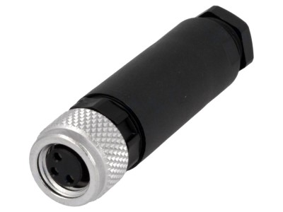 Conector M8 mamă 3 pini pe cablu foto
