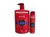 Gel de dus si sampon 3 in 1 Old Spice Captain pentru corp, par si fata, 1000 ml + Deodorant pentru barbati, Old Spice, Captain, 150 ml