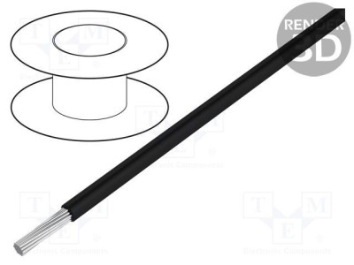 Cablu &amp;Ouml;LFLEX&amp;reg; HEAT 180 SiF A 1x25mm2 LAPP - Litat Cu Silicon Negru foto