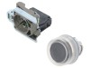 Comutator Push 22mm NO, negru