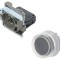 Comutator Push 22mm NO, negru
