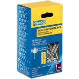 Rapid 5001440 - Nituri pop cu cap bombat 4.8x25 mm 200 bucati