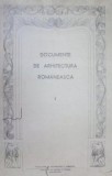 DOCUMENTE DE ARHITECTURA ROMANEASCA NR. 1 1952