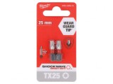 Capăt de șurubelniță Torx TX25 25mm 2buc