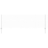 VidaXL &Icirc;ngrădire cu st&acirc;lpi Argintiu 0.8 x 10 m Oțel 3336154