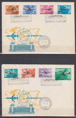 UNGARIA1977 AVIATIE POSTA AERIANA PRIMA ZI A EMISIUNII foto